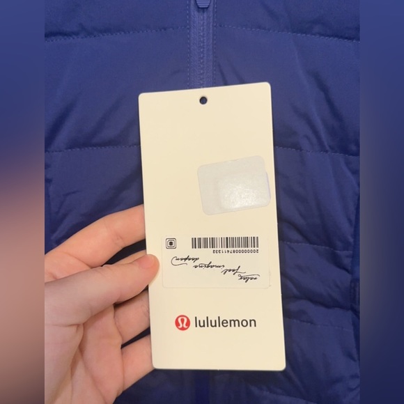 Blue lulu lemon zip up - Picture 4 of 6